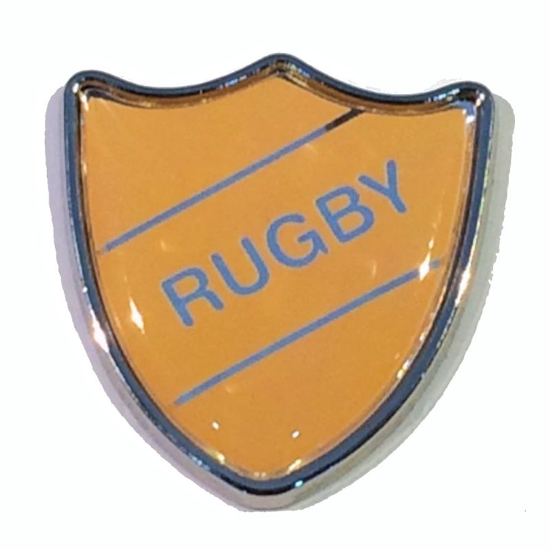 RUGBY shield badge